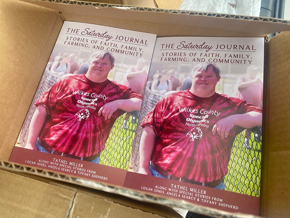 The second printing of The Saturday Journal, Stories of Faith, Family, Farming and Community is scheduled to ship the week of January 5th. Here is the link to order, if you are interested. https://www.tathelmiller.com/product-page/the-saturday-journal-stories-of-faith-family-farming-and-community