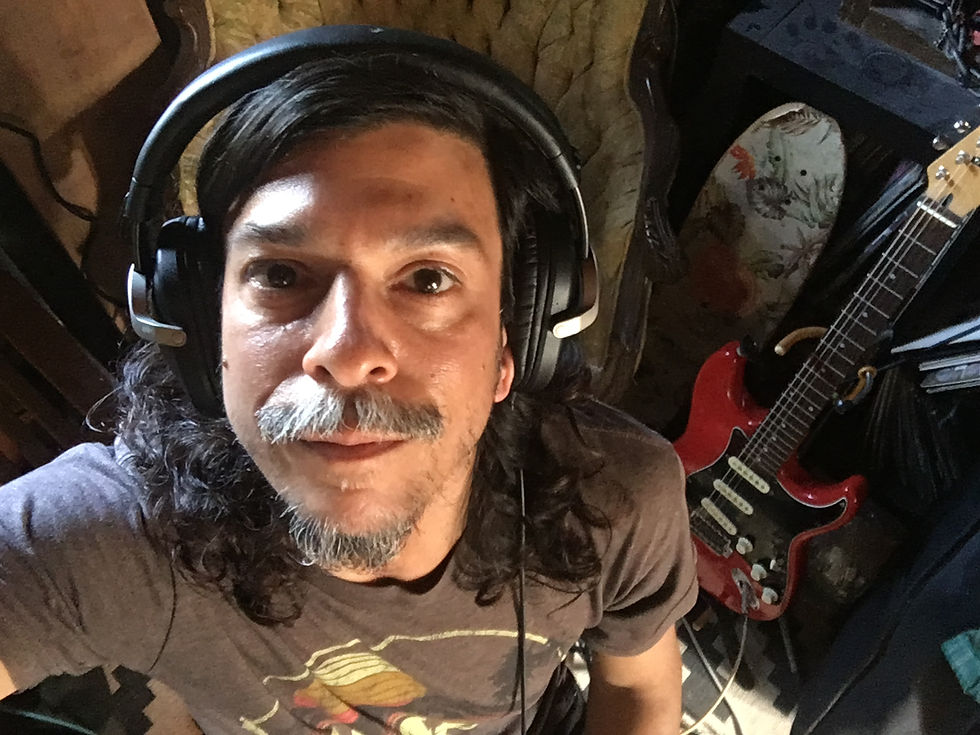 Joe Recording Guitar in Union City