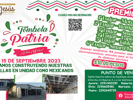 Vamos a ayudar a la Capilla Nuestra Señora de Guadalupe
