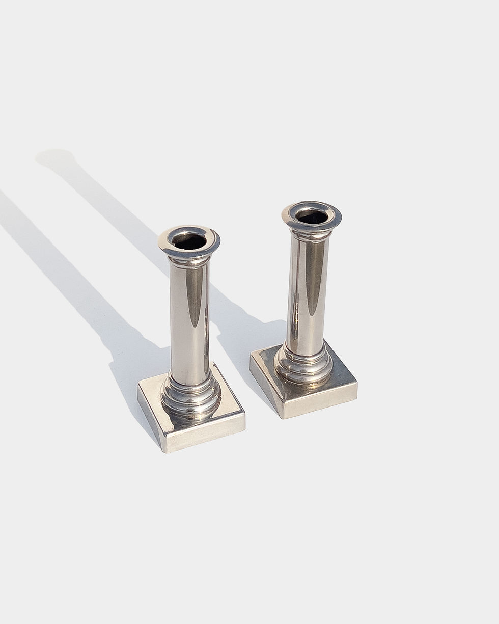 Silver Plated Candleholders