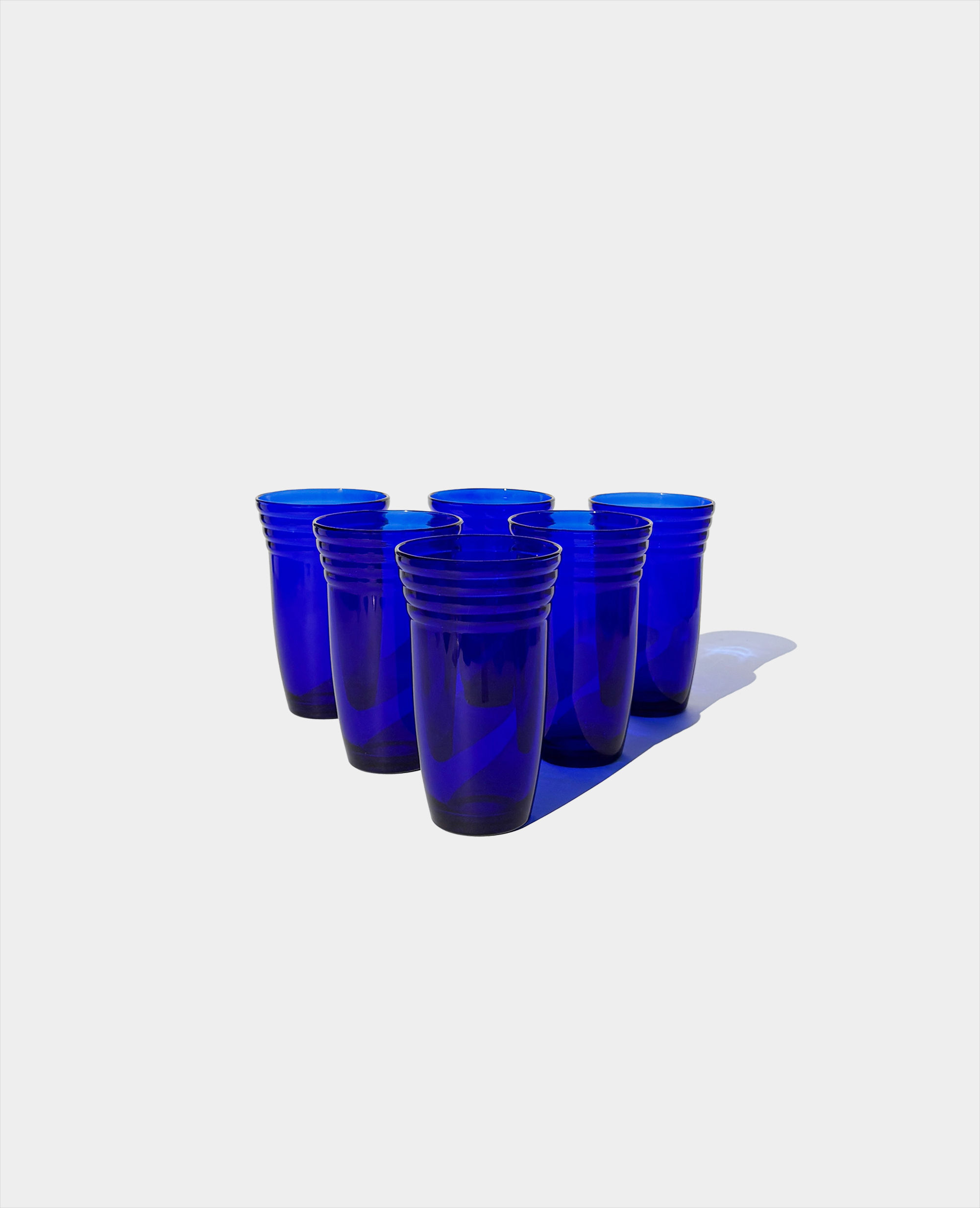 Bormioli Rocco Forum Saphir Cobalt Blue Tumblers