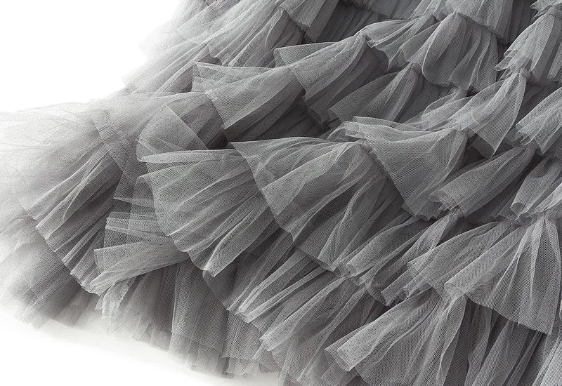 Thumbnail: Fairy Layered Tulle Mesh Skirt