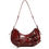 Thumbnail: Vintage Style Shoulder  Bag with Decorative Zips