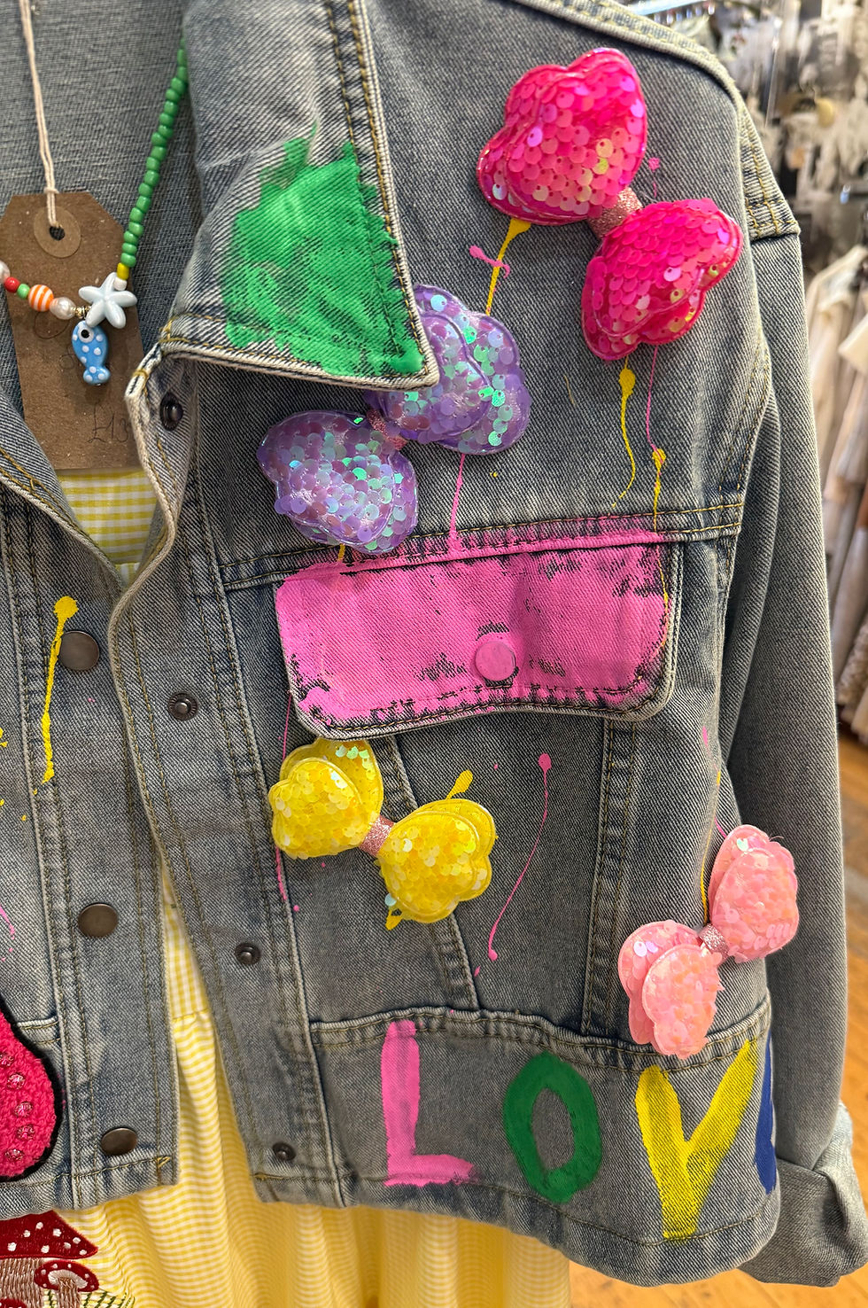 Thumbnail: Daisy Duck Short Denim Jacket