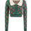 Thumbnail: Strawberry Cropped Collared Jumper