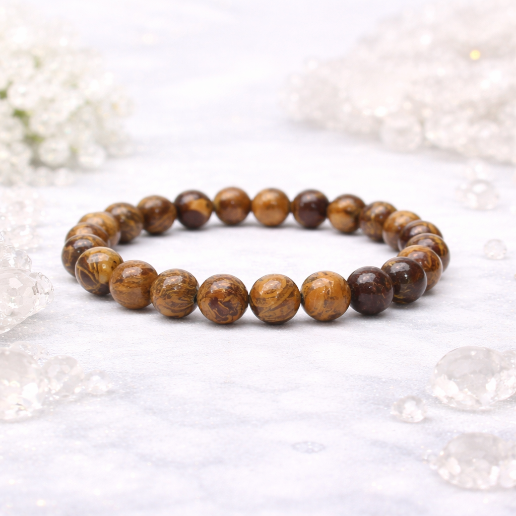 Mariam Jasper Healing Bracelet – Grounding, Stability & Emotional Strength