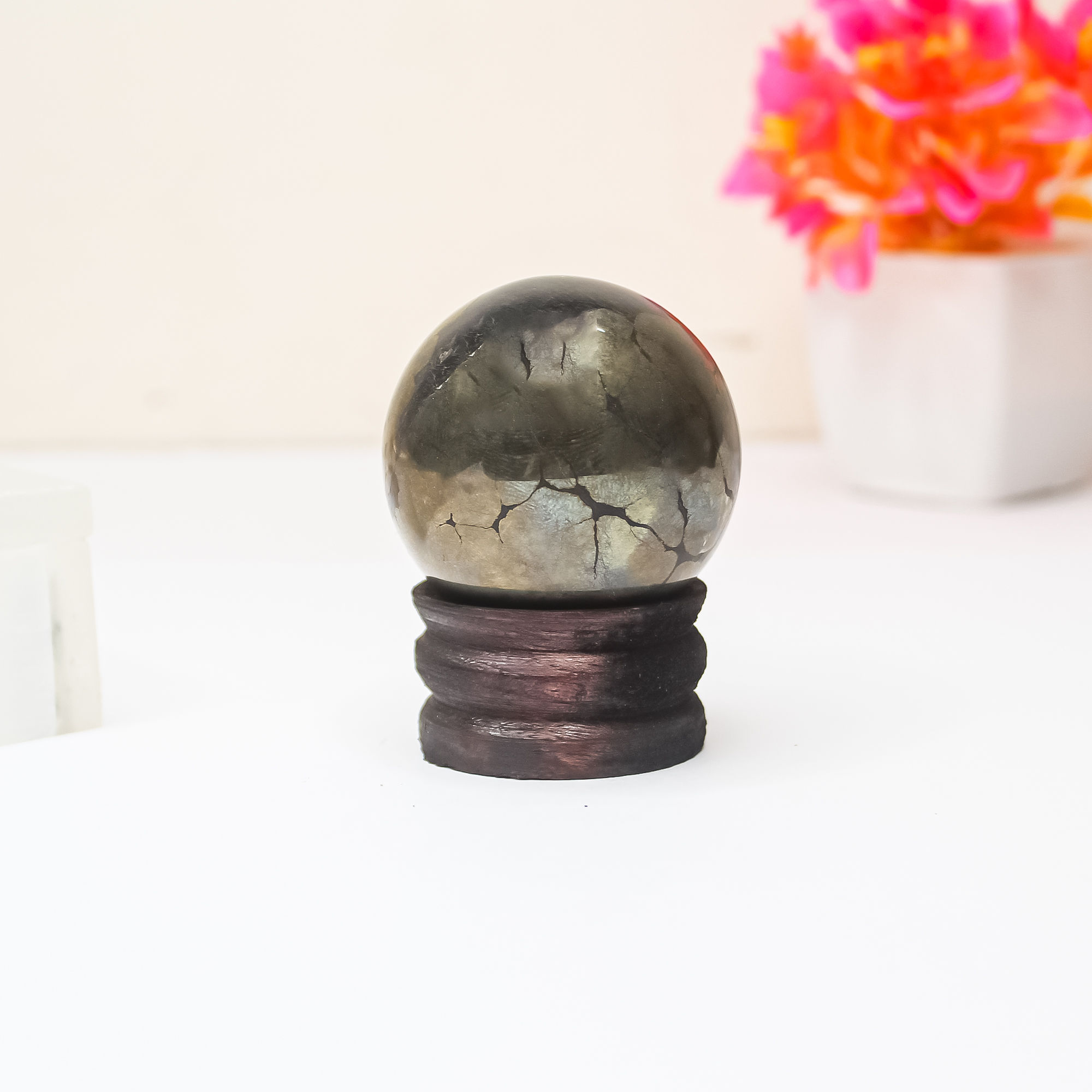 Pyrite Crystal Sphere A Powerful Magnet for Prosperity & Protection