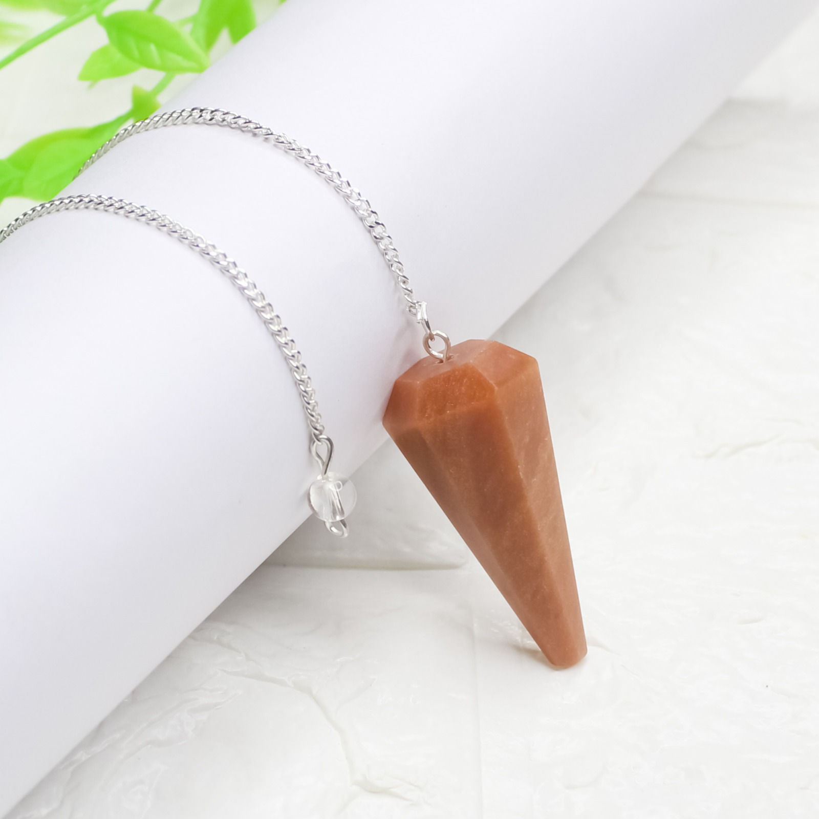 Red Jasper Pendulum Dowser Protection & Intuition Amplifier