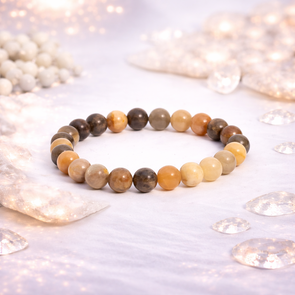 Black Sunstone Healing Bracelet - Boosts Confidence & Dispels Negativity