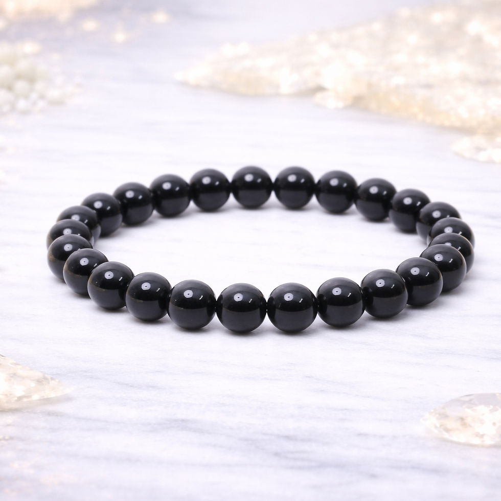 Thumbnail: Golden Obsidian Healing Bracelet - Protection & Strength Boosts Confidence