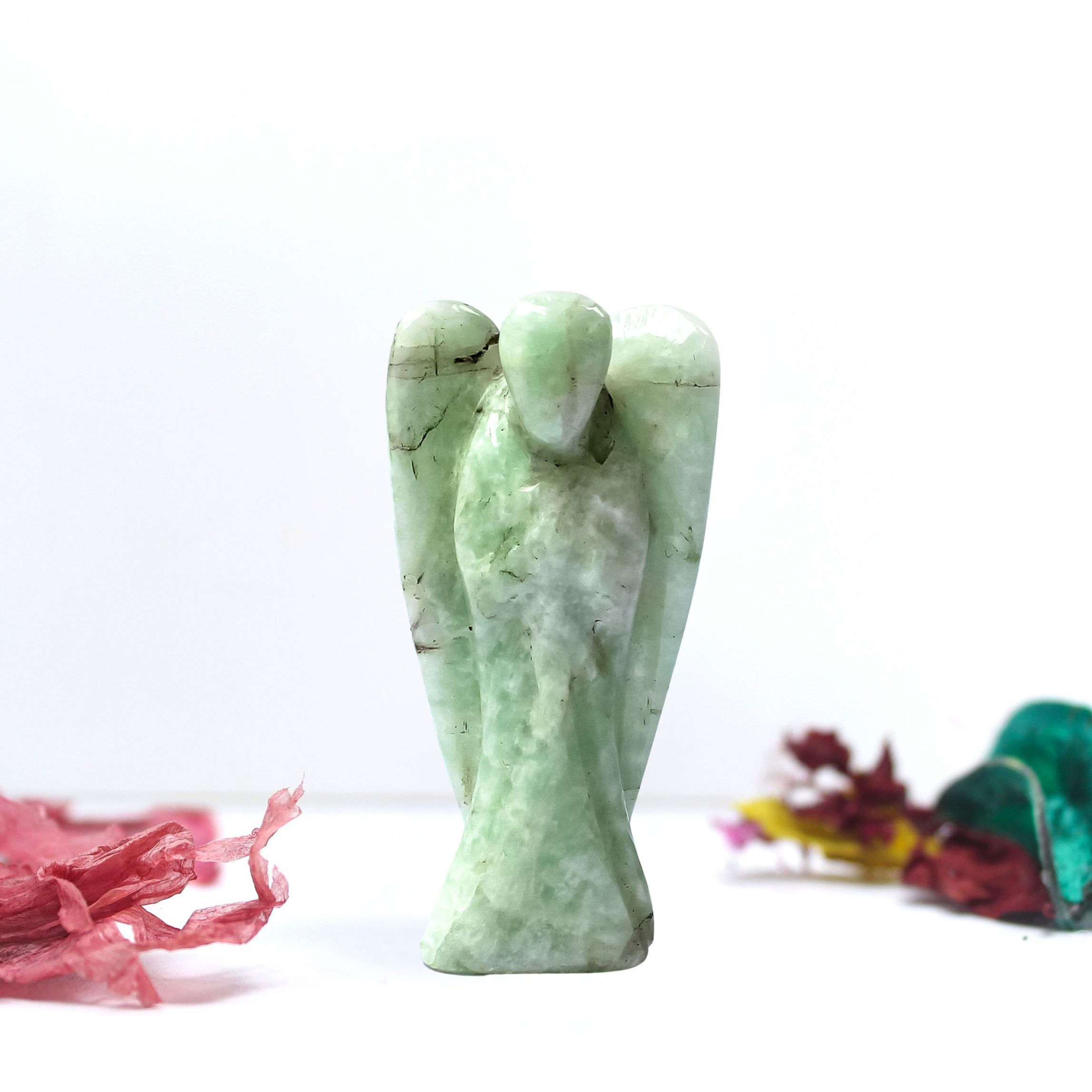 Amazonite Crystal Angel for Emotional Healing and Balance