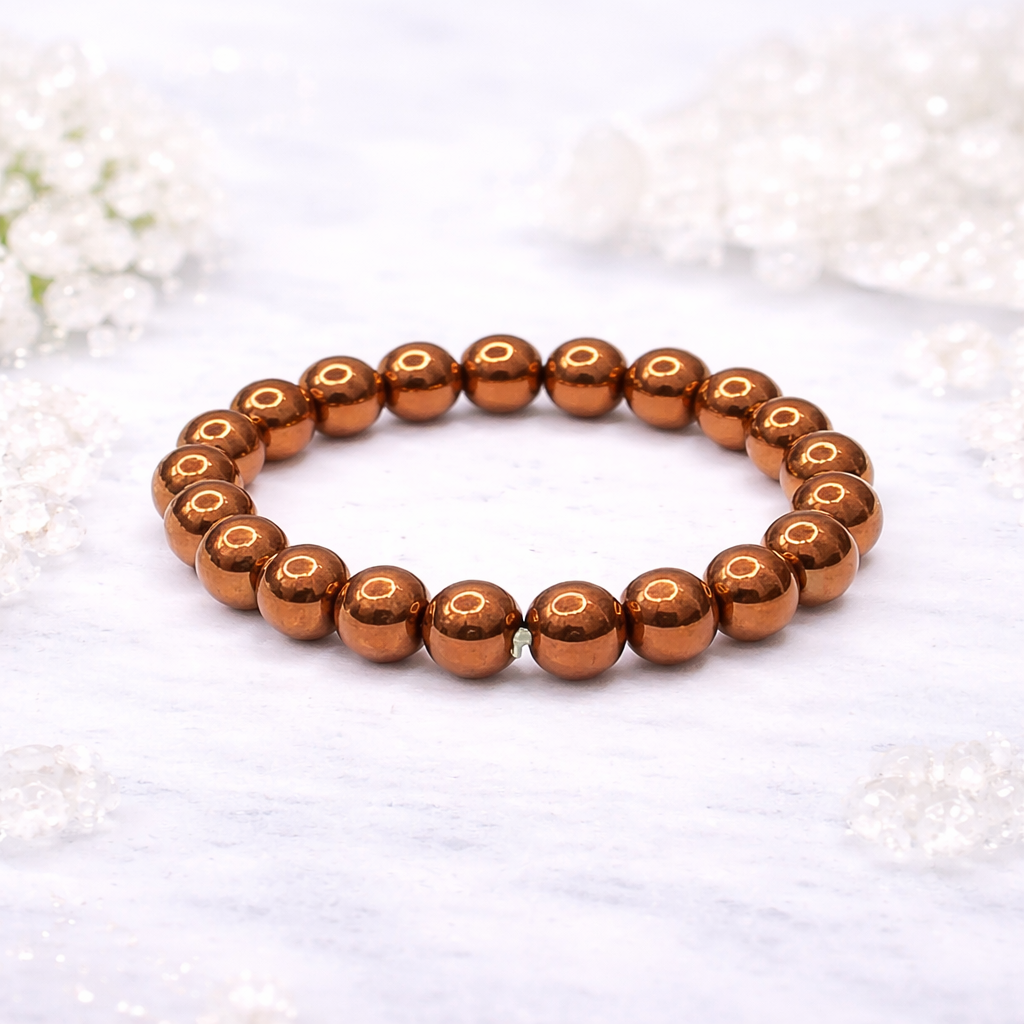 Copper Bracelet - Reduce Inflammation & Balancing | 8mm Beads
