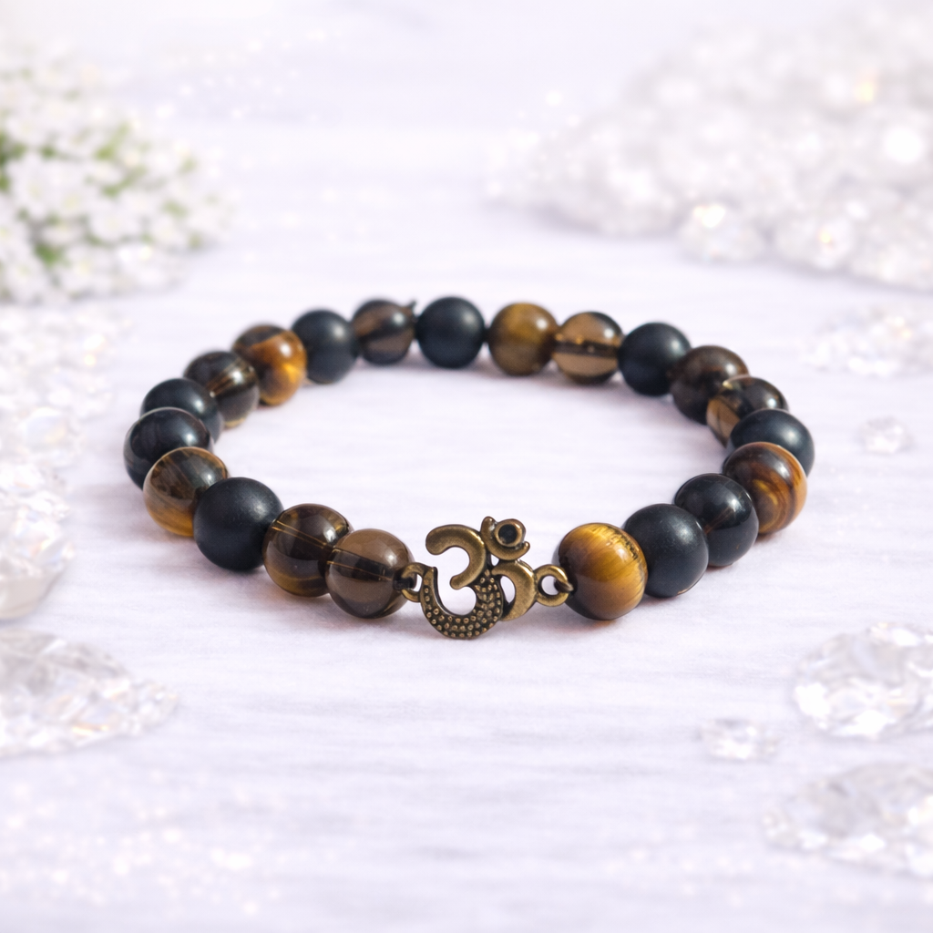 Trishul Kavach Bracelet for Negativity Shield, Grounding & Confidence