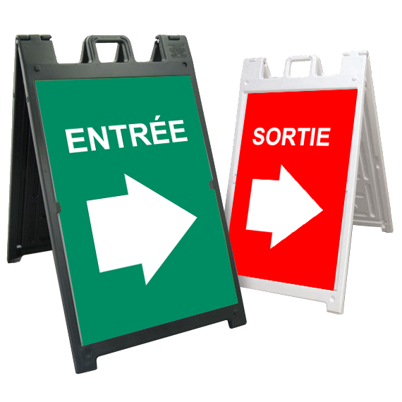 Chevalet: SORTIE gauche