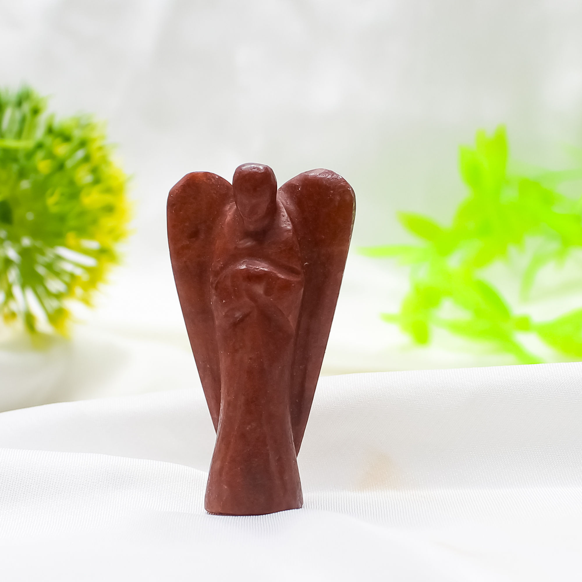 Chocolate Jasper Crystal Angel for Spiritual Connection