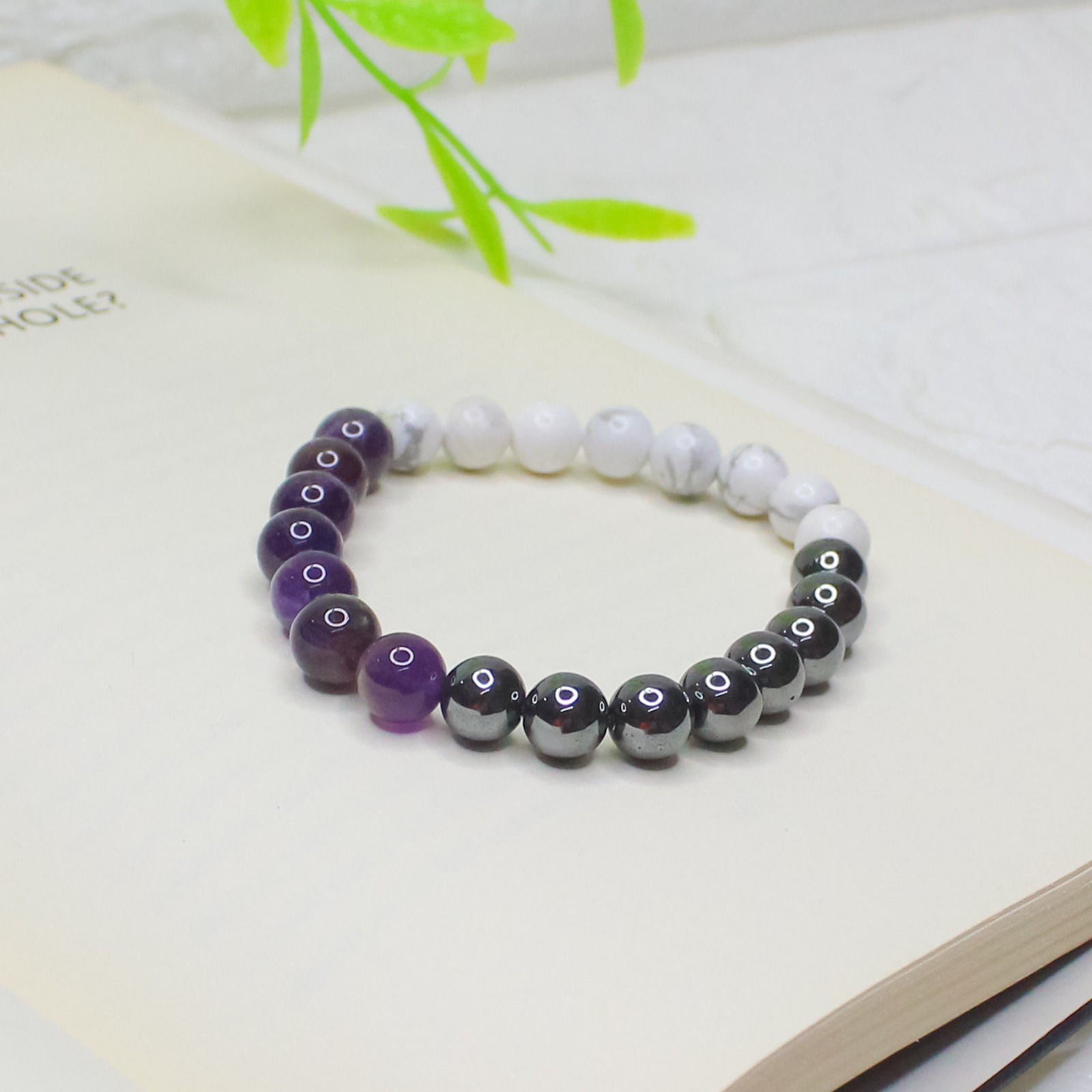 Addiction Therapy Bracelet for Stress Relief & Sobriety Support