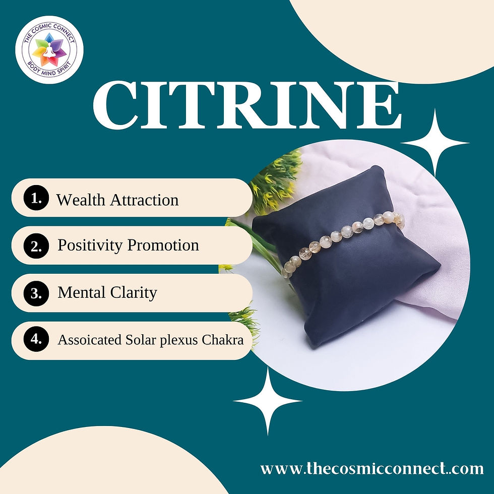 Thumbnail: Premium Citrine Bracelet - Abundance & Positive Energy