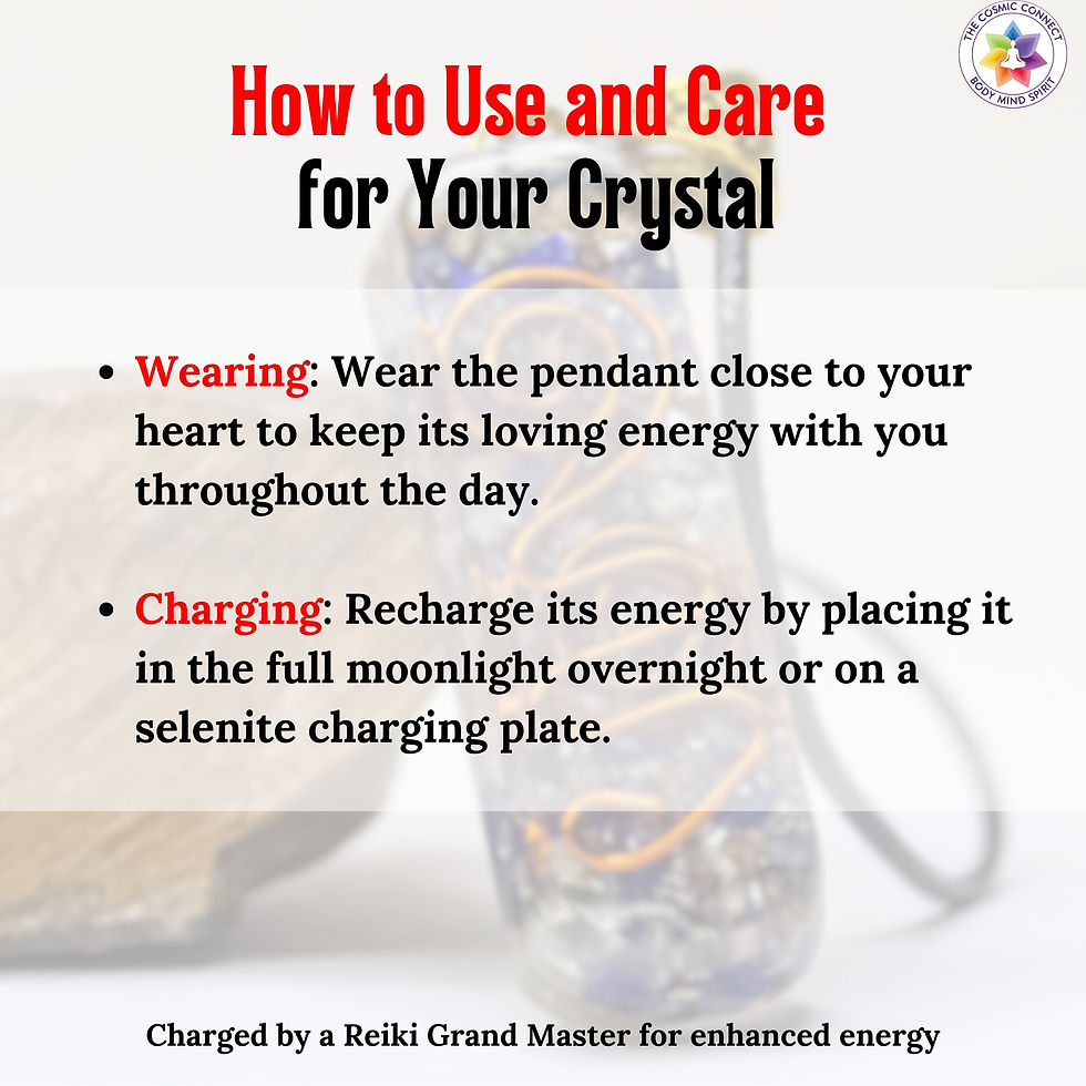 Thumbnail: Lapis Lazuli Orgone Pendant for Wisdom, Intuition & Spiritual Power