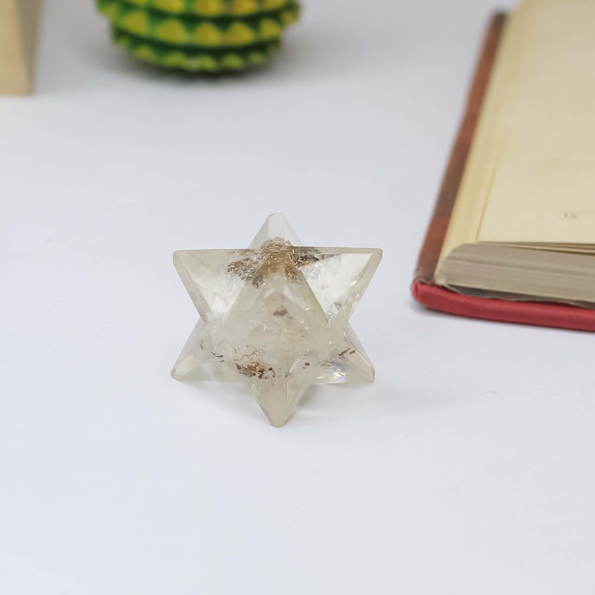 Clear Quartz Orgone Merkaba Amplify Energy, & Spiritual Awakening