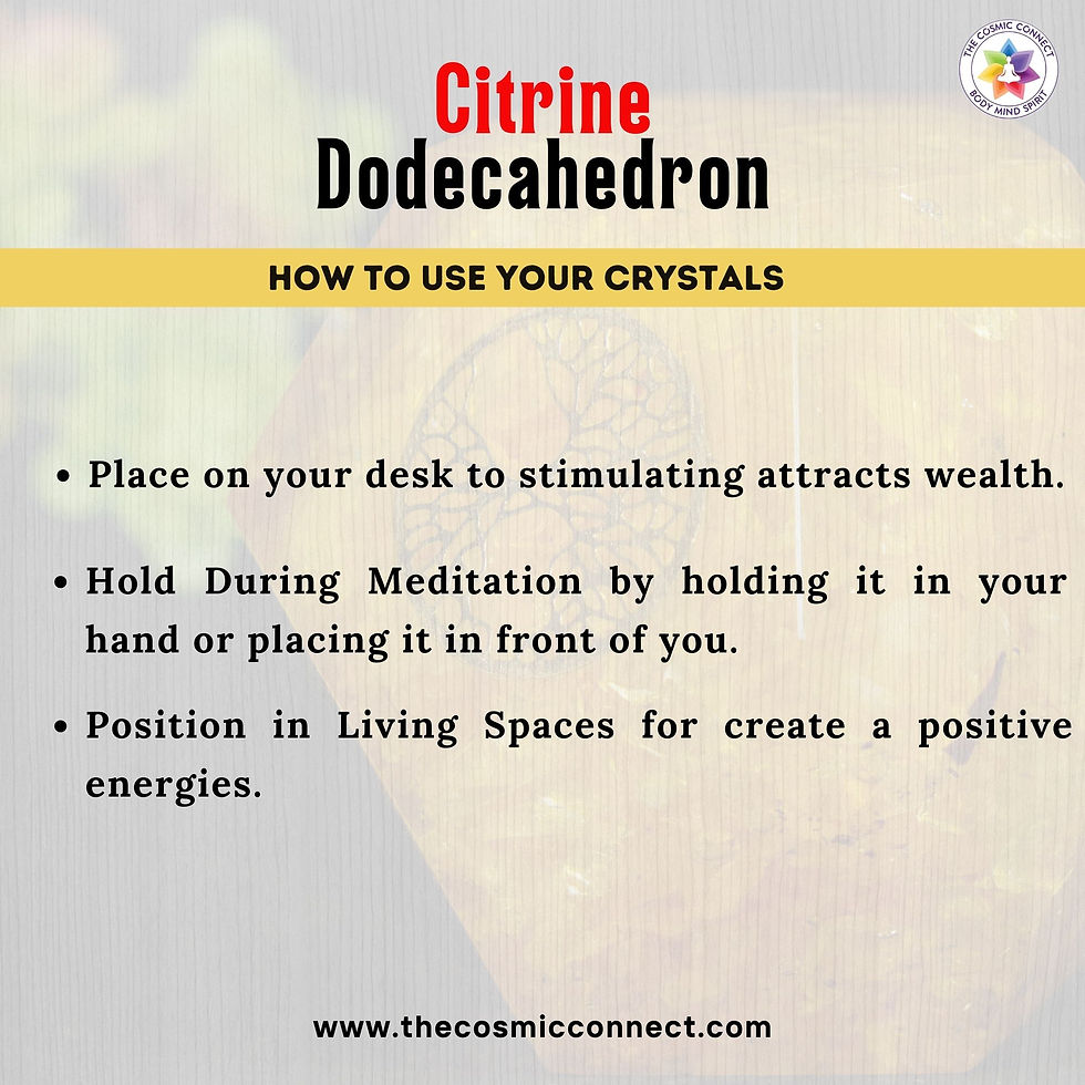 Thumbnail: Citrine Orgone Dodecahedron for Abundance, & Success