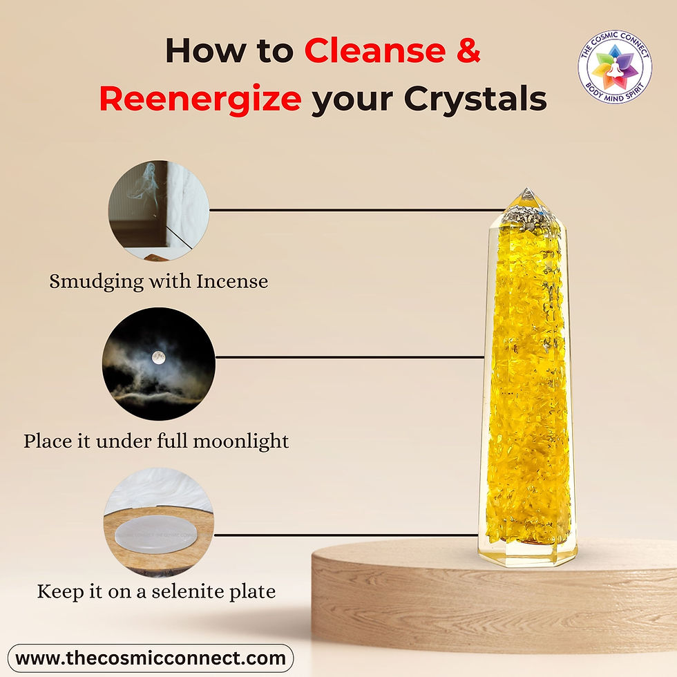 Thumbnail: Citrine Orgone Wand Manifest Abundance, Joy & Positivity