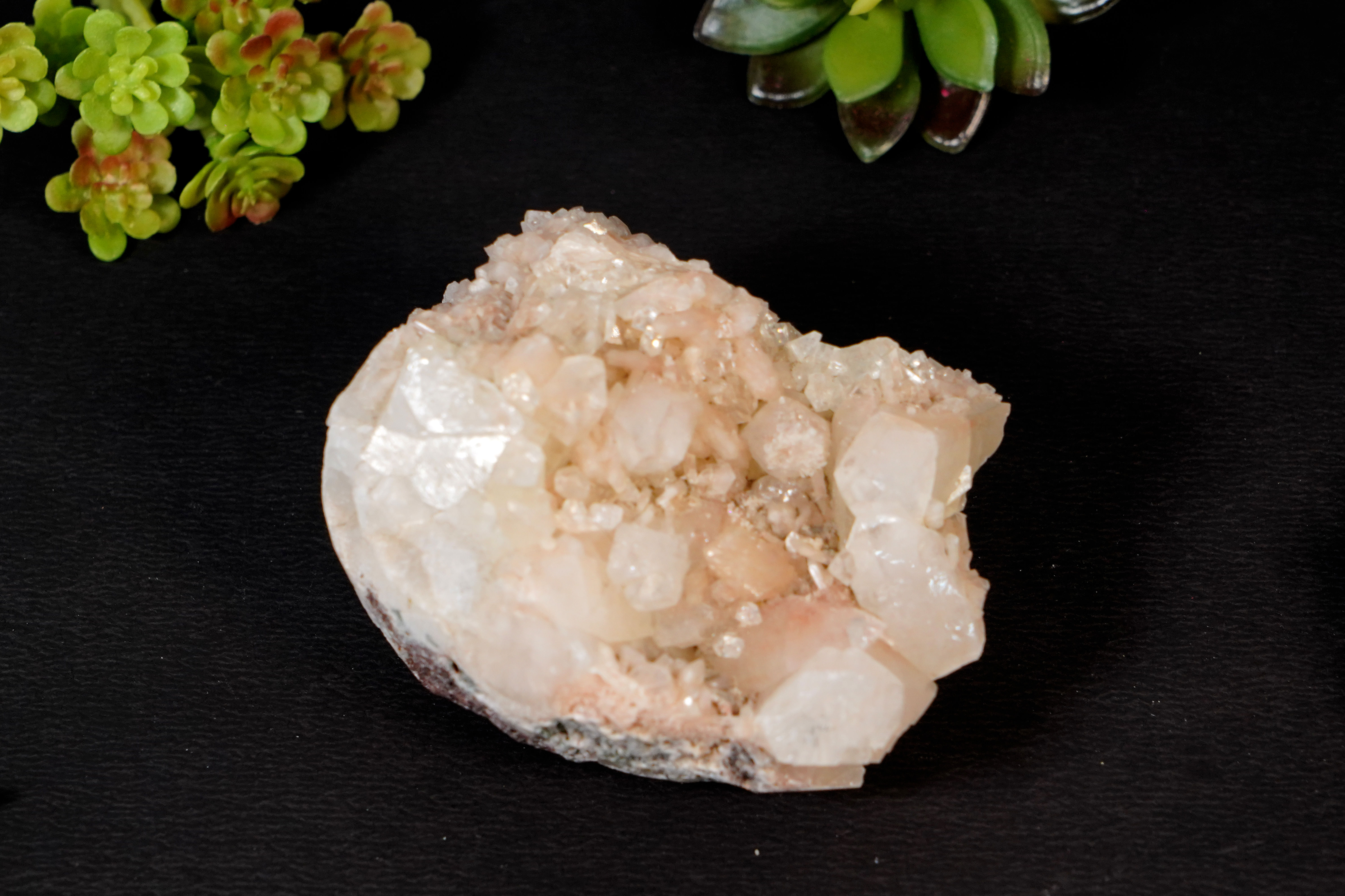 Peach Apophyllite Cluster for Healing & Spiritual Growth