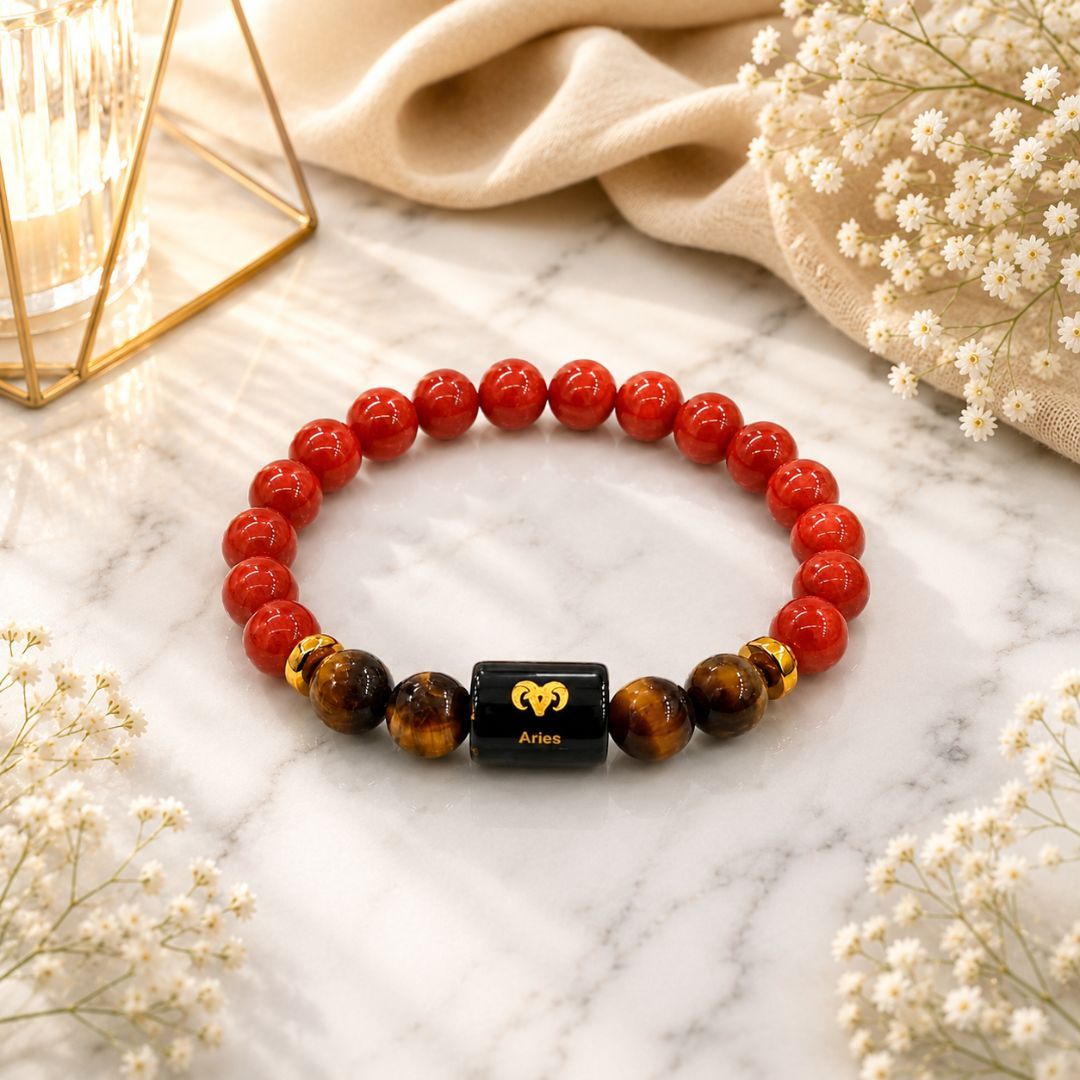 Aries Rashi Zodiac Bracelet – A Symbol of Courage, Confidence & Determination