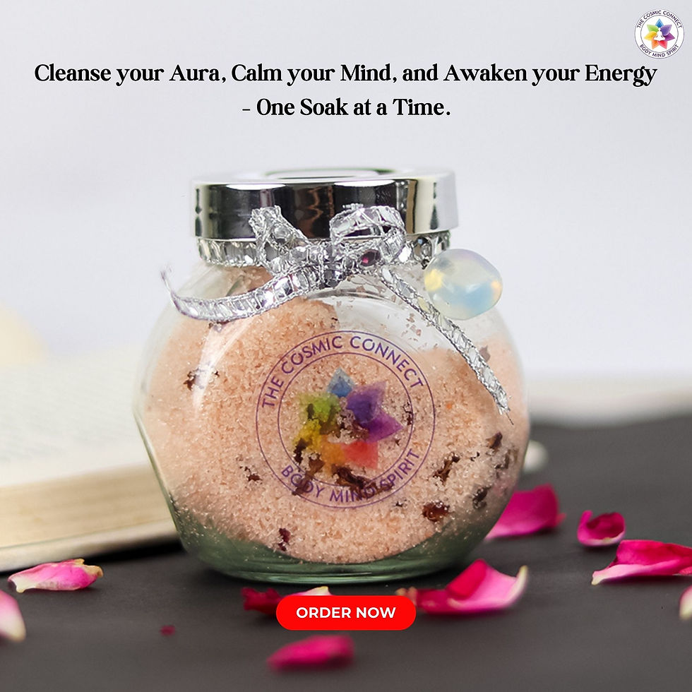 Thumbnail: Reiki Charged Bath Salt for Aura Cleansing & Negativity Removal