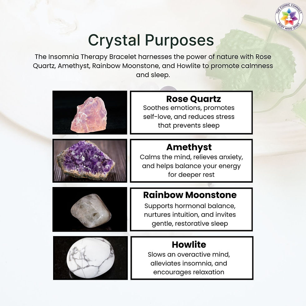 Thumbnail: Insomnia Relief Bracelet for Sleep Aid, Stress Relief, & Emotional Healing