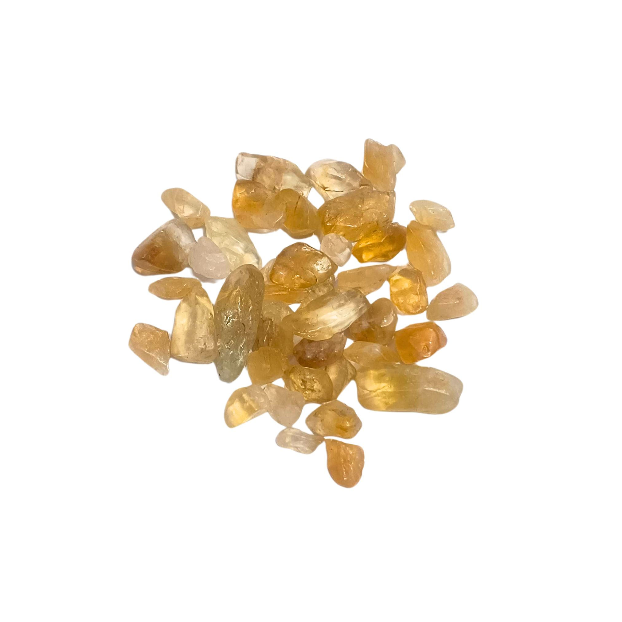 Citrine Chips Stone a Natural Boost for Abundance and Vitality