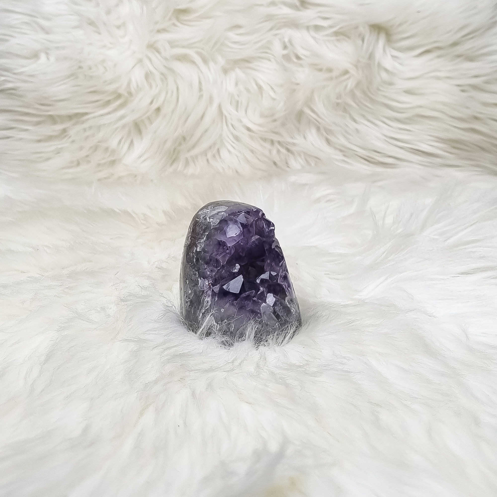 Natural Amethyst Geode for Healing, Stress Relief & Chakra Balancing