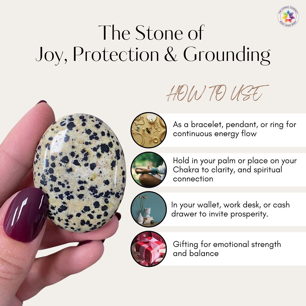 Thumbnail: Dalmatian Jasper Crystal Pyramid Unlock Joy, & Protection