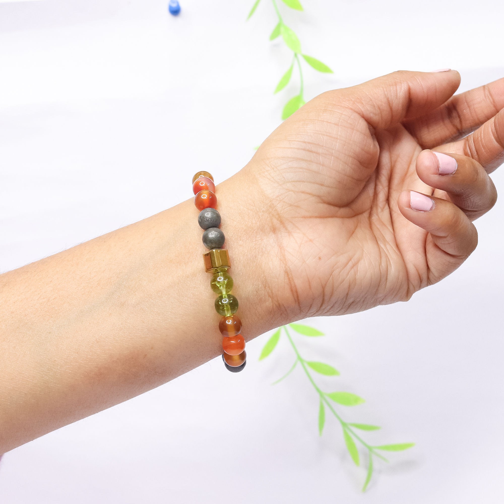 Golden Goals Crystal Bracelet for Abundance, Motivation & Success