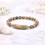 Thumbnail: Unakite Bangle Bracelet – Emotional Healing, Balance & Spiritual Growth