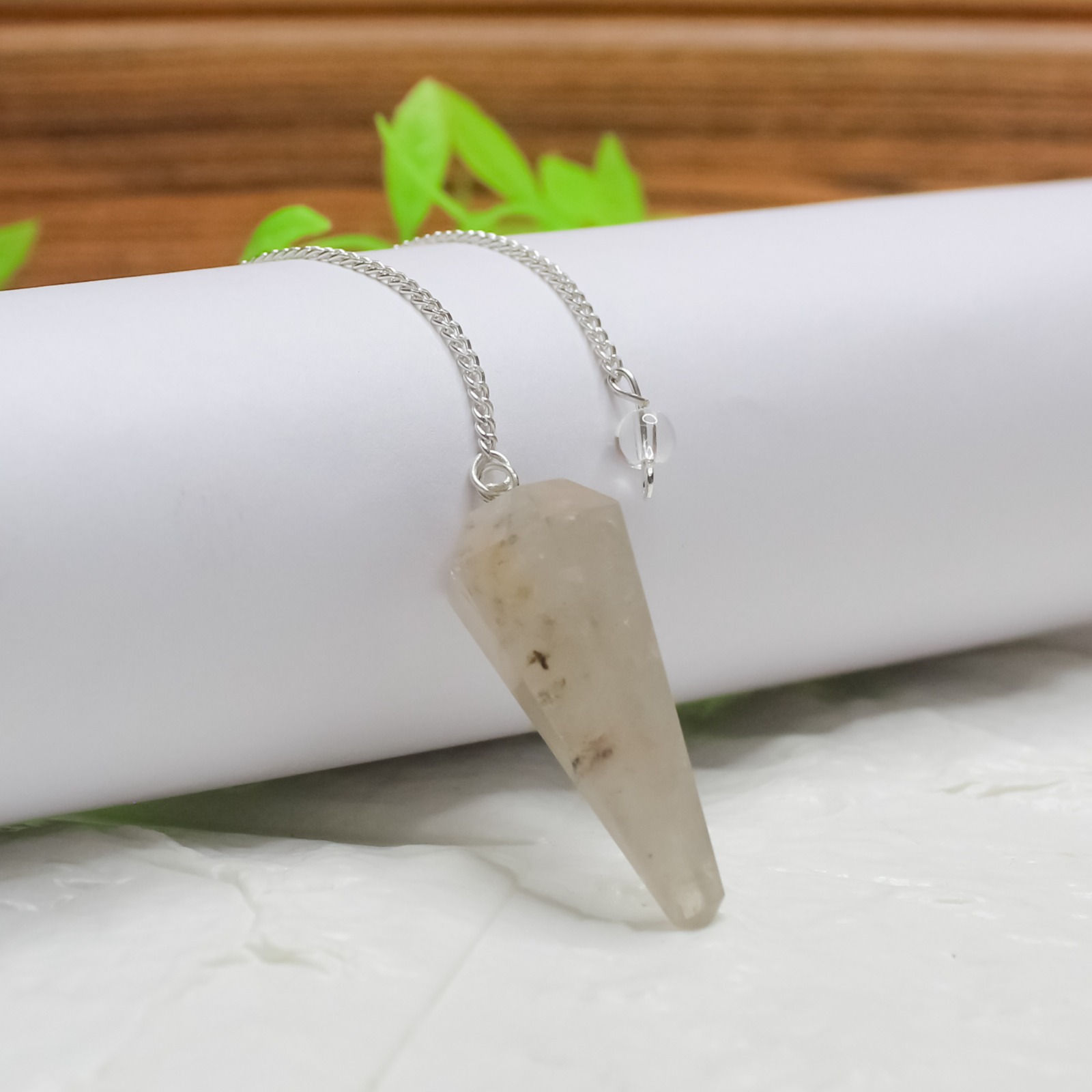 Smoky Quartz Pendulum Dowser for Clarity & Spiritual Insight