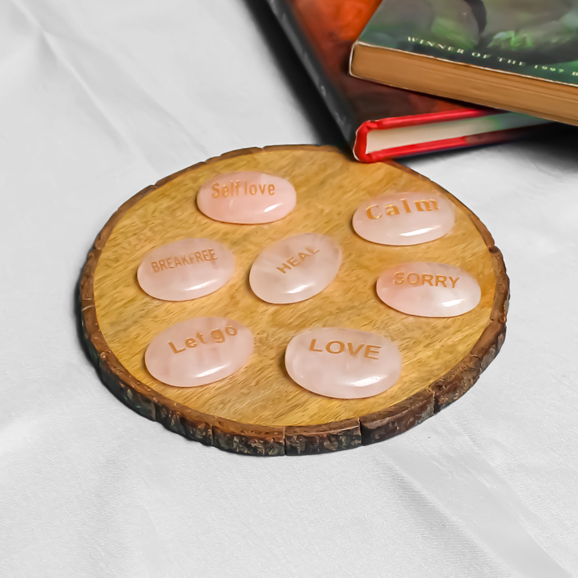 Rose Quartz Manifestation Coin