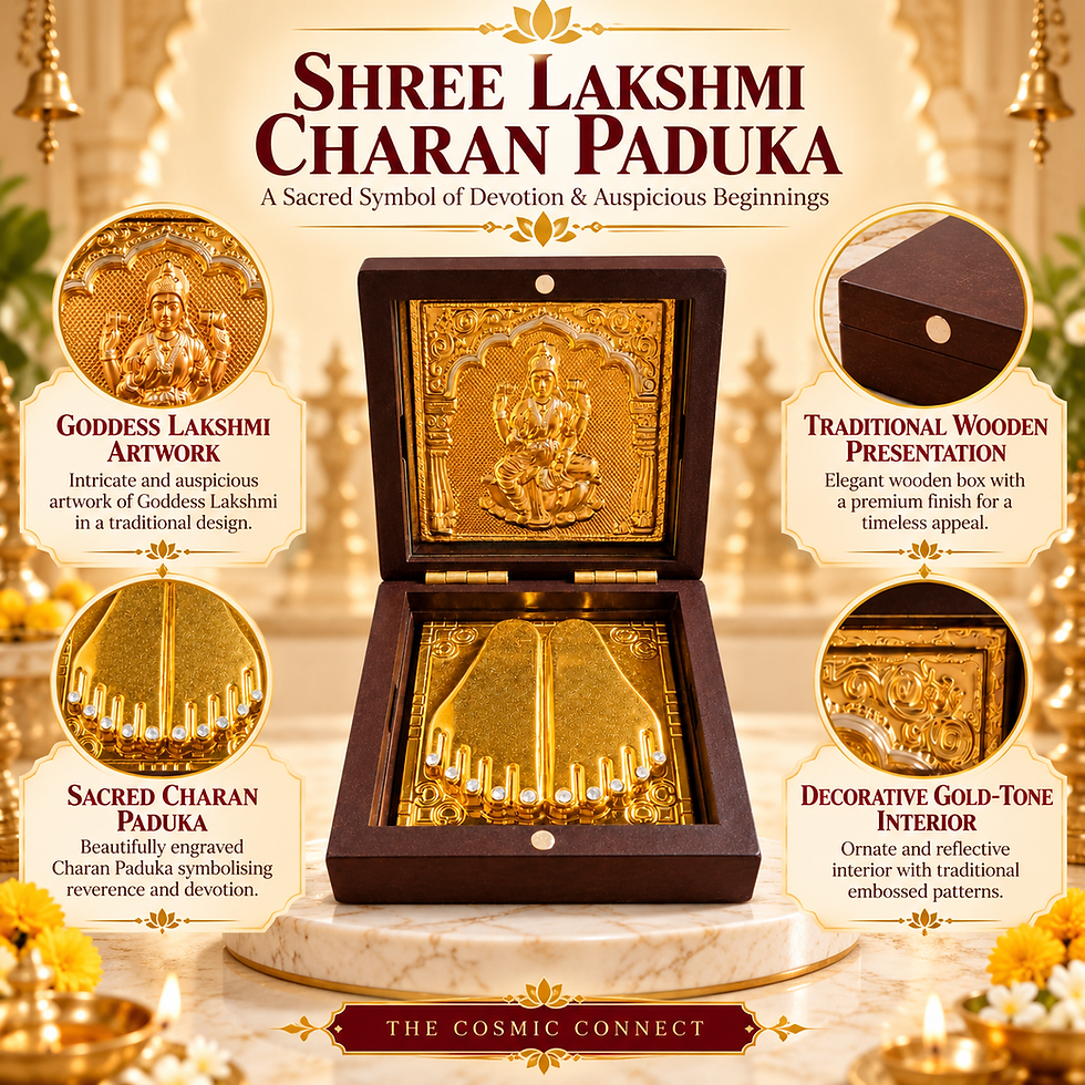 Shree Lakshmi Charan Paduka Pooja Box