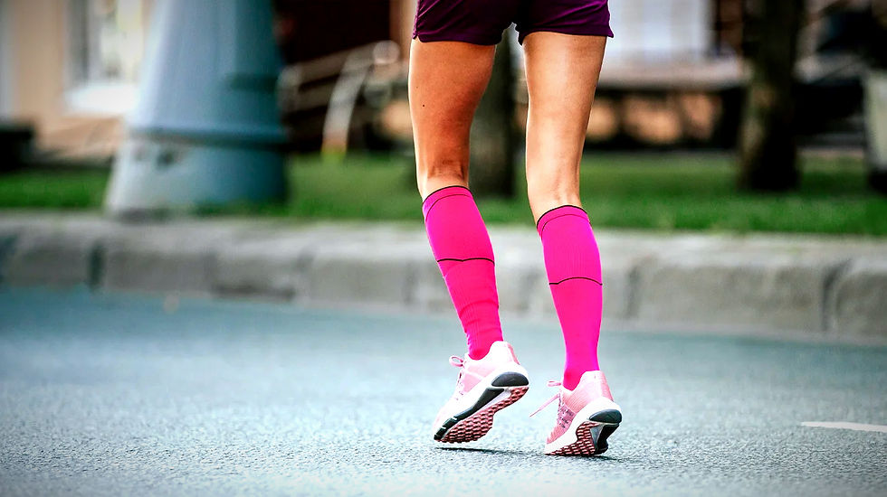 meia elástica esportiva, meia compressão