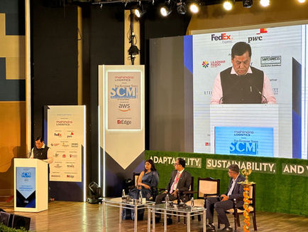 1I would like to express my sincerest gratitude to the Economic Times for extending an VVIP invitation to the prestigious Economic Times SCM Summit 2023.
It was an absolute honor to attend this remarkable event held at the esteemed Dr. Ambedkar International Center in Delhi. Alongside industry leaders, experts, and visionaries, we delved into the ever-evolving landscape of supply chain management.
The summit adeptly underscored the pivotal role of supply chains in our interconnected world, with a steadfast focus on adaptability, sustainability, and technological advancements.
The presence of distinguished guests like honourable minister shri Nitin Gadkari, Minister of Highways, and shri sarbananda sonval, Minister of Port and Shipping, truly inspired us all.
The insights shared during the event shed profound light on the challenges and opportunities within supply chain operations, emphasizing the criticality of effective management in achieving business success and exceeding customer expectations.