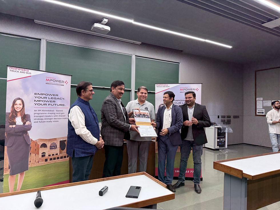 Gujarat Logistics Joins IIM Ahmedabad – Mahindra MPOWER 7-Day Residential Transport Management Programme