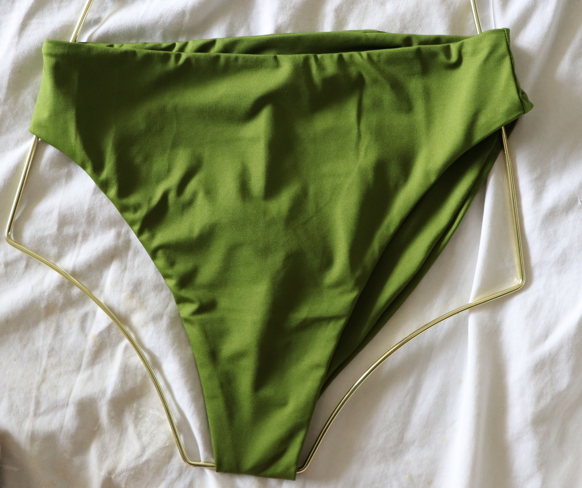 Olive Flounder High Waist Pant