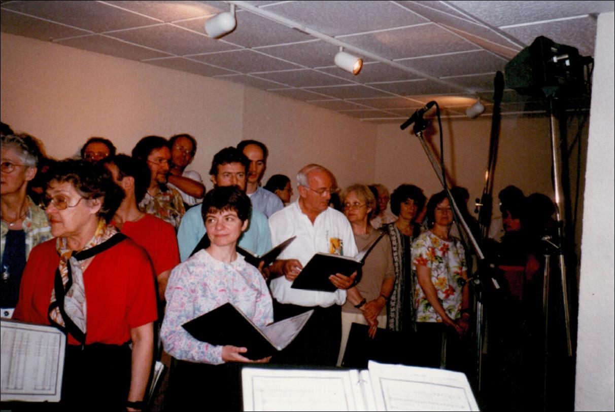 Enregistrement du CD 1996