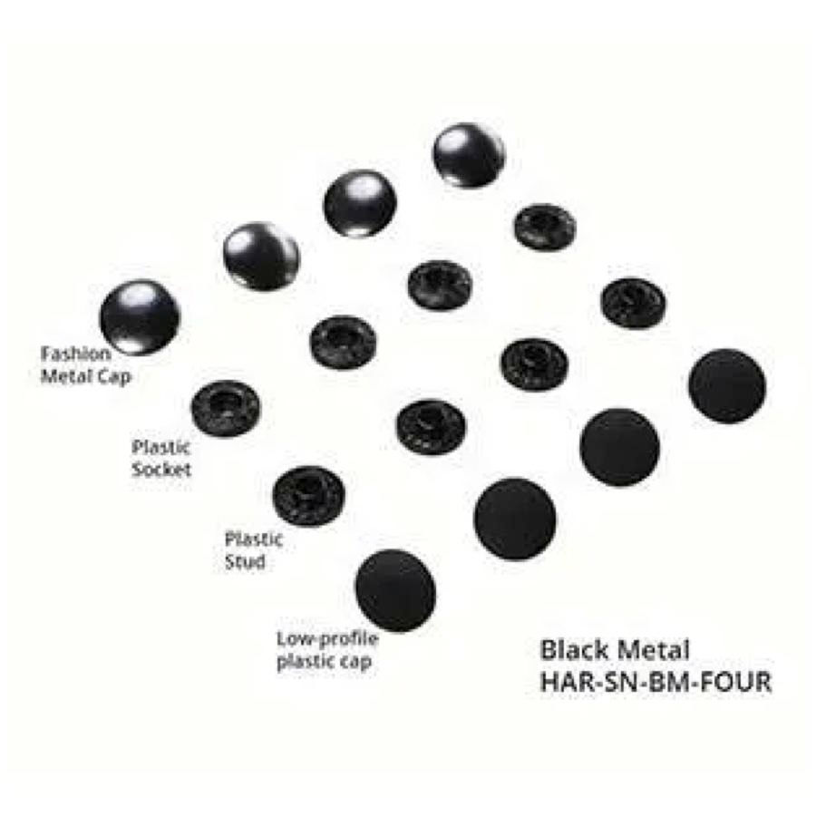 Tool Free Snaps - Black