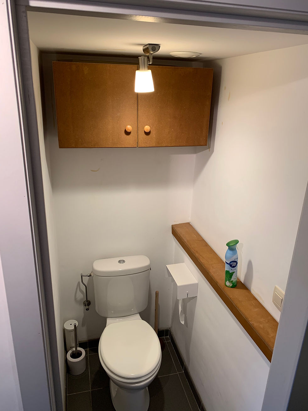 Toilettes séparées