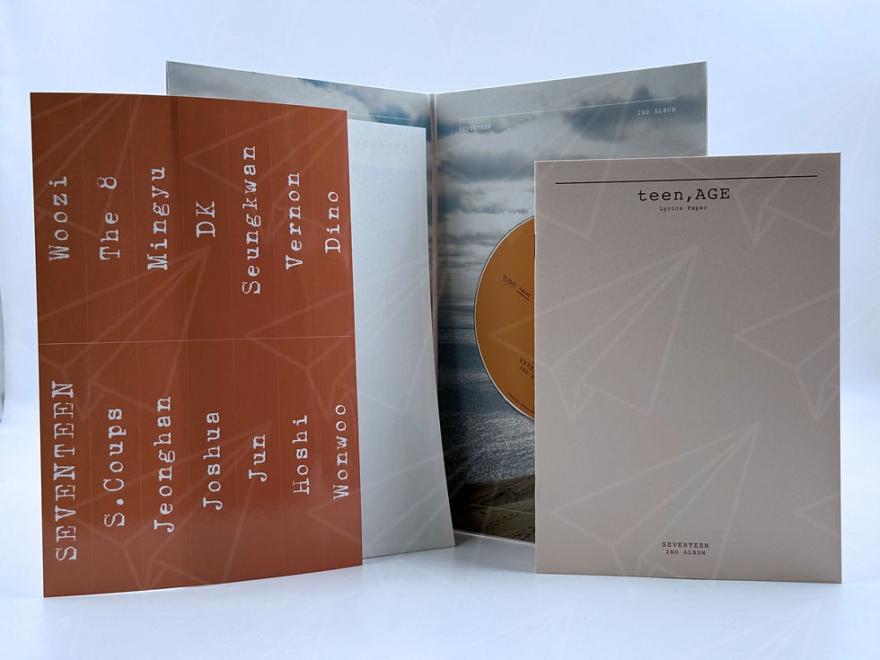Miniatura: SEVENTEEN "TEEN, AGE" ALBUM VERSIÓN ORANGE ABIERTO