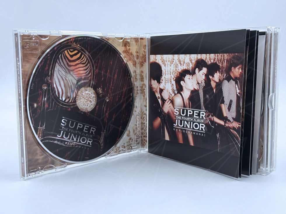 Miniatura: SUPER JUNIOR "BONAMANA" ALBUM VERSIÓN CD + DVD ABIERTO