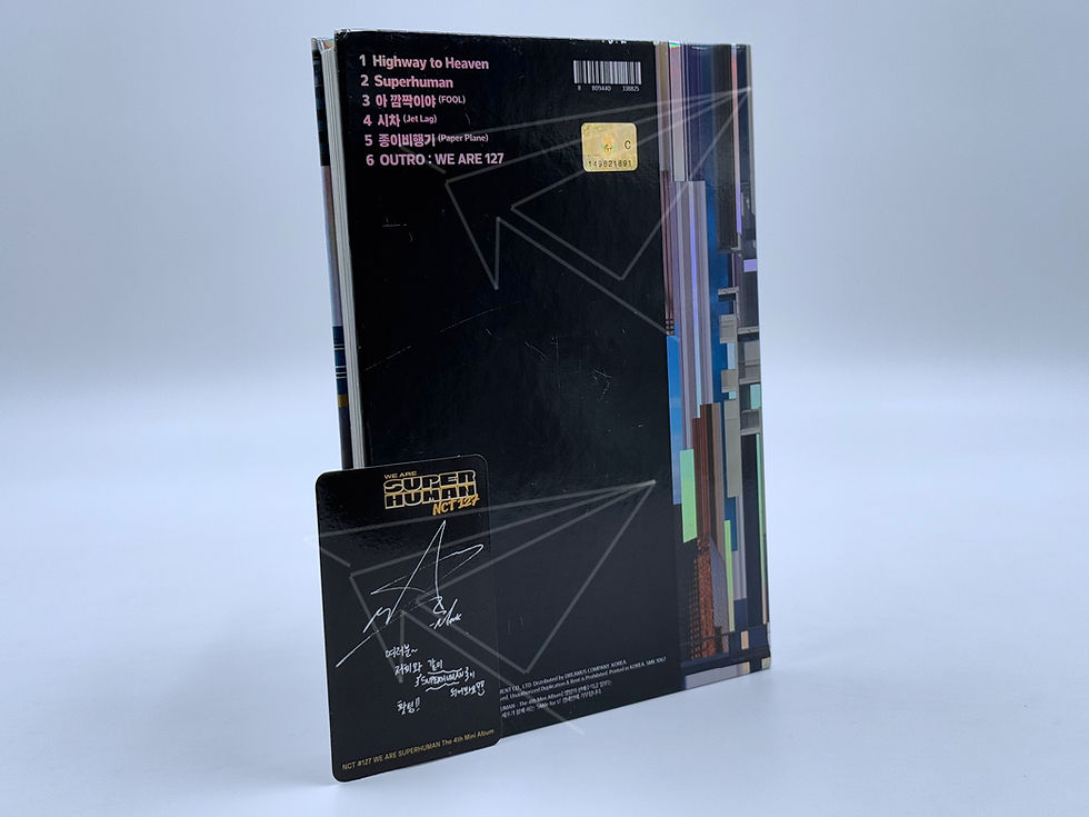 Miniatura: NCT 127 "WE ARE SUPERHUMAN" ALBUM ABIERTO