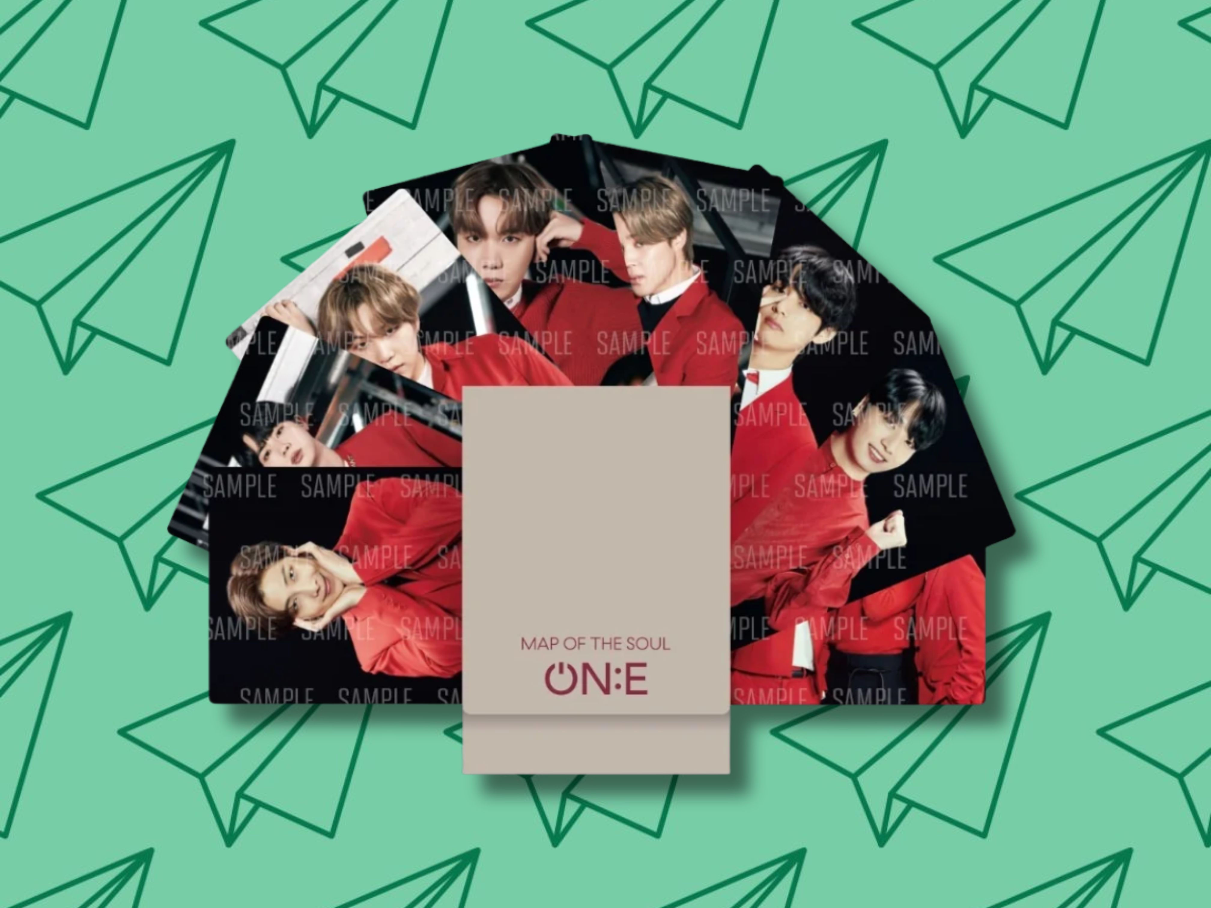 BTS "MAP OF THE SOUL ON:E" MINI PHOTO CARD PACK NUEVO