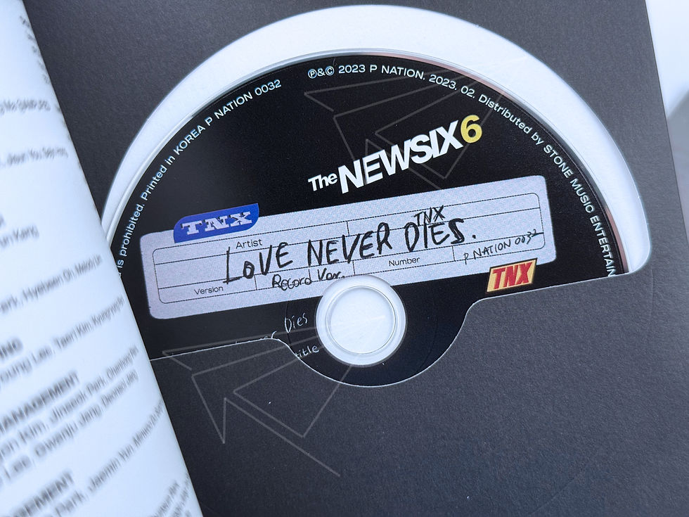 Miniatura: TNX "LOVE NEVER DIES" ALBUM VERSIÓIN RECORD ABIERTO
