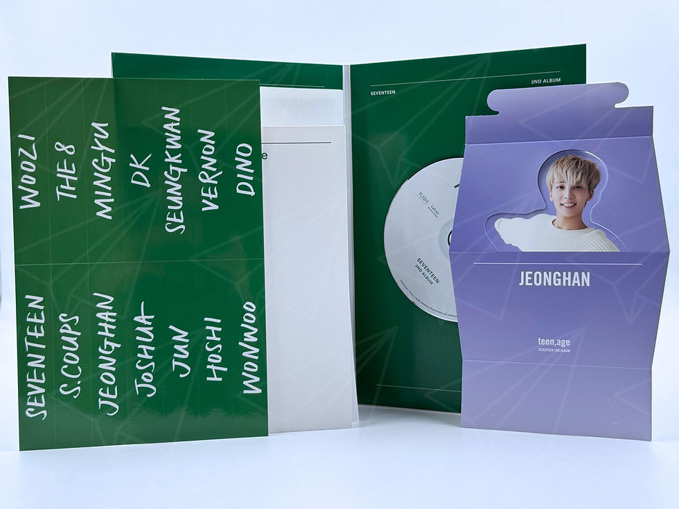 Miniatura: SEVENTEEN "TEEN, AGE" ALBUM VERSIÓN GREEN ABIERTO